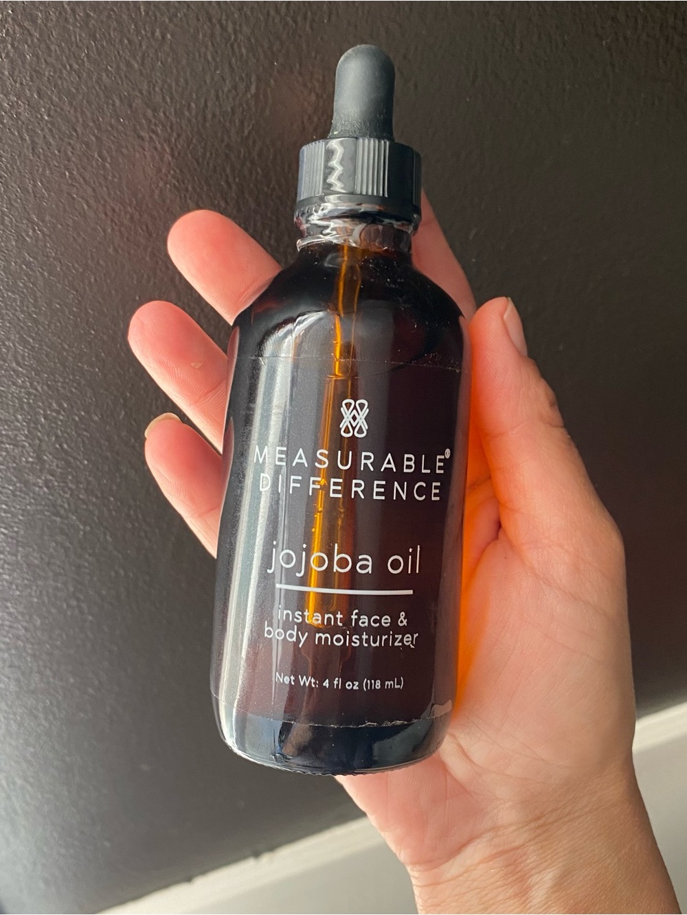 Measurable Difference Jojoba Oil 4 Fl Oz. Face And Body Moisturizer